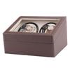 Electric PU Leather Automatic Watch Winder with Rotating Motor