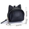 Minimalist Key Storage Small Bag Zipper Women's Leather Frog Coin Purse Storage Card Bag  Female