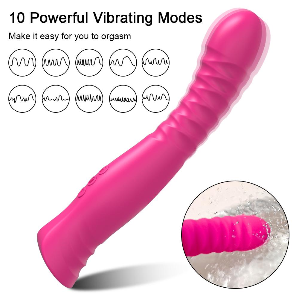 10 ισχυρές λειτουργίες δόνησης Magic Wand Vagina Dildo Vibrator Sex Toys for Woman G Spot Vibrator για γυναίκες