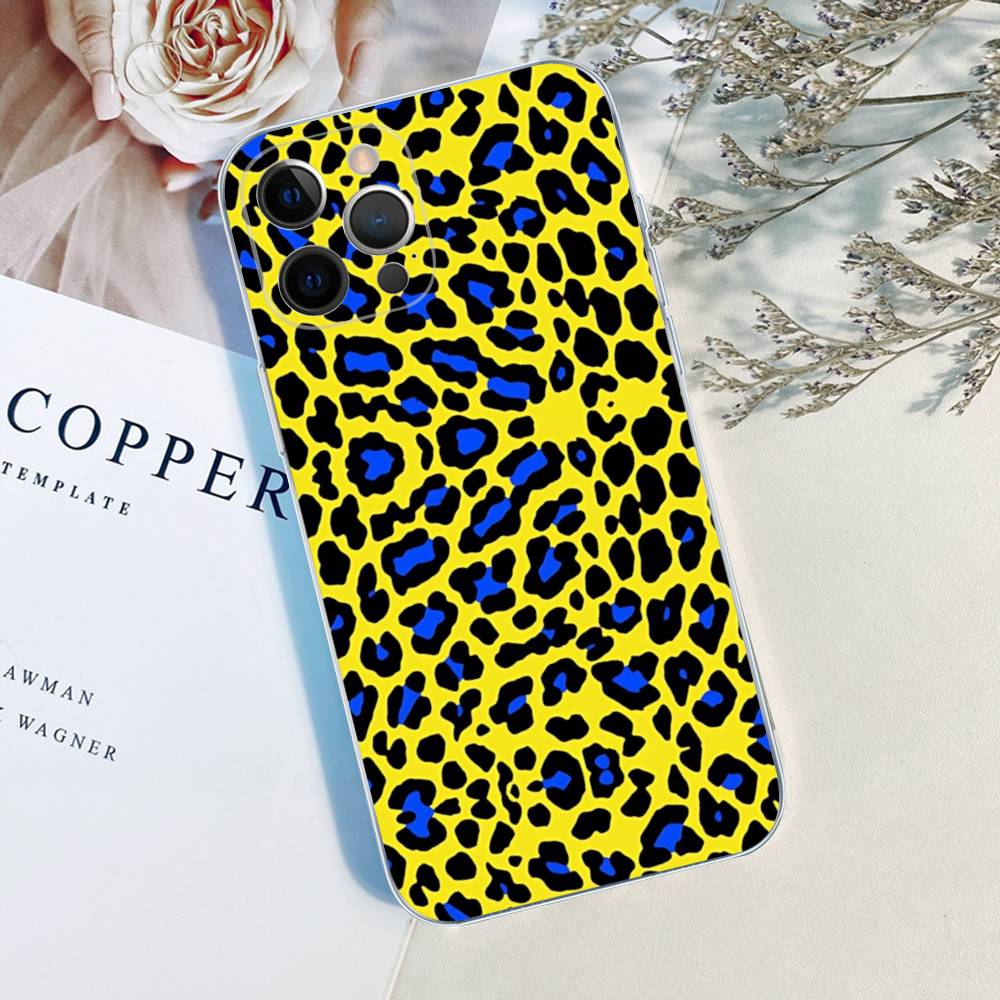 Classic Leopard Cheetah For IPhone 17 16 15 14 13 12 11 Pro Max Plus Transparent Soft TPU Phone Cover