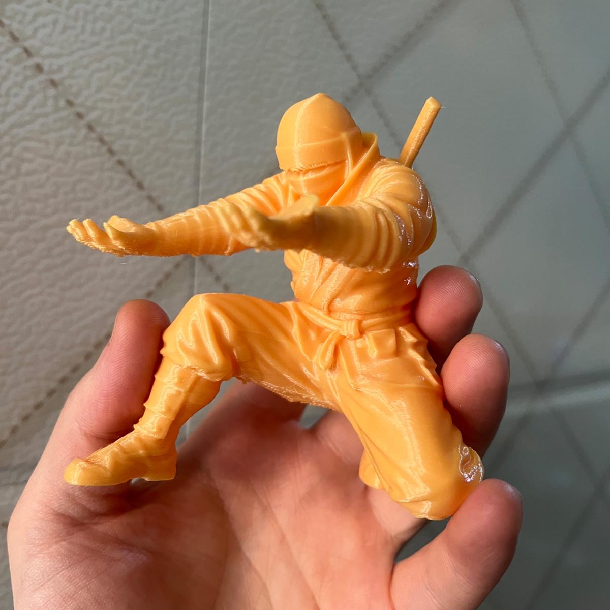 (9*7.8cm) 3D Printed Cool Organizer Ninja Pen Holder Miniature Pen Stand Creative Gift Ornament Modern Desktop Decoration