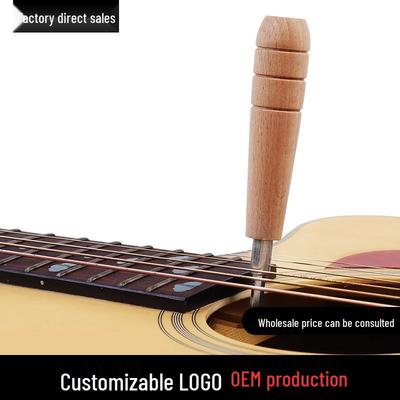 Acoustic Guitar String Tension Adjustment Tool with Metal and Solid Wood Wrench