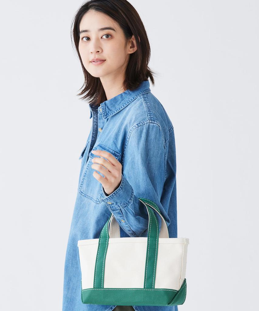 Boat and Tote Bag Mini Canvas Blue 0KPP820001 [LL Bean]
