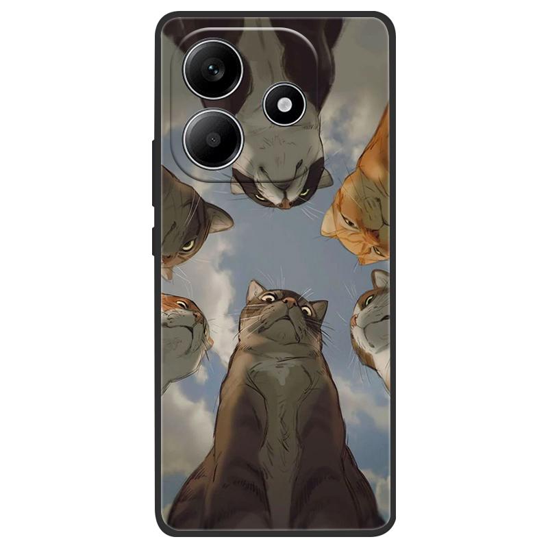 For Redmi Note 14 4G 5G Case Soft TPU Silicone Back Cover for Xiaomi Remi Note 14 5G Global Version Phone Cases Luxury Shell Bag