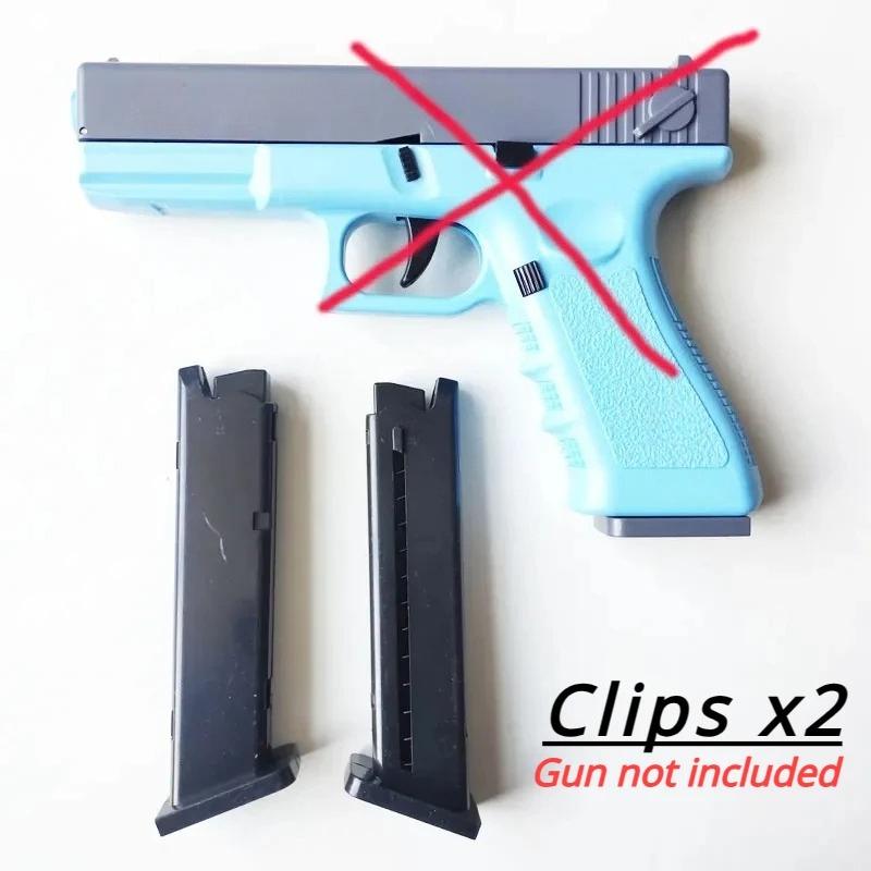 Automatic Shell Ejection Pistol Toy Gun Blaster Model Props For Adults Kids Outdoor Cs Games Interactive Prop Gifts for Boys