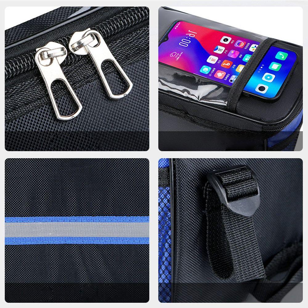 Electric Vehicle Parts Cycling Front Storage Mobile Phone Holder Bicycle Bag Waterproof Bike Bags