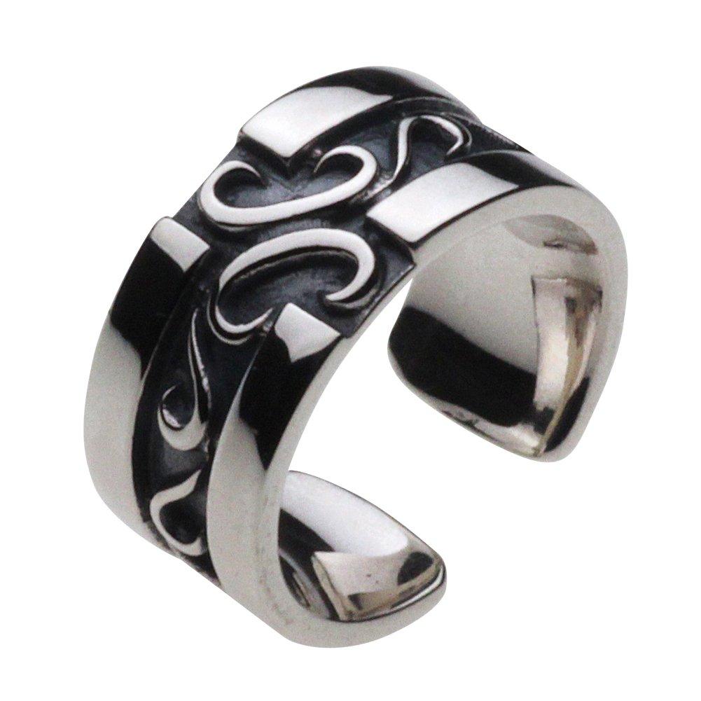 

Серьга-кафф Cross Arabesque Line 925 пробы из серебра e0221 [Cenote] [Серебряные аксессуары]