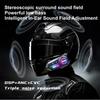 Motorcycle Helmet Bluetooth Intercom with Noise Reduction and IPX6 Waterproof