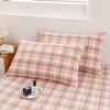 Class A pure cotton washed cotton yarn-dyed series single pillowcase solid color simple no bed sheet 48x74cm pillowcase