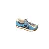 Retro round head contrasting color small flower wave thick-soled Dexun shoes 2025 new breathable and versatile casual sports shoes Forrest Gump shoes