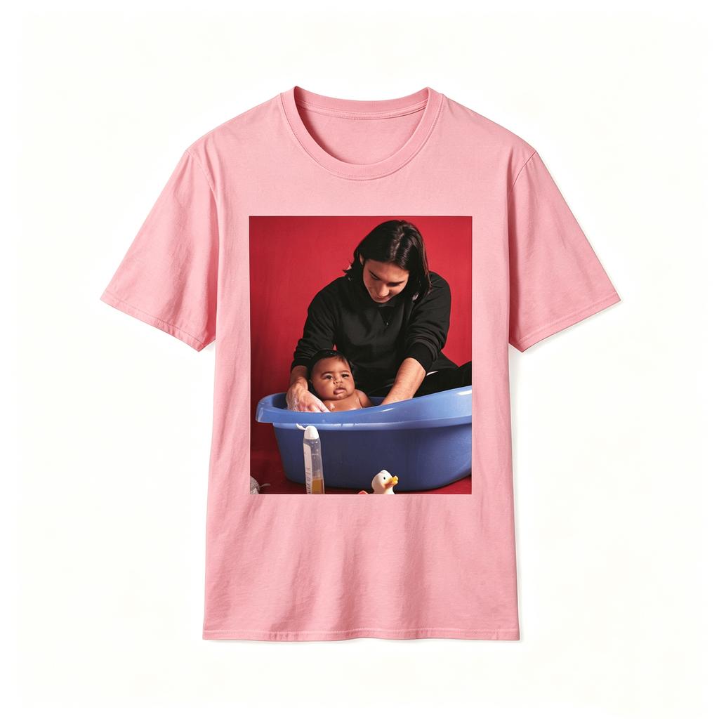 Messi Washing Bathing Yamal Blessed By Messi 2026 Meme Fan Tshirt 100Cotton Unisex Unisexs Unisexs TShirt Y2k Popular Casual Tee