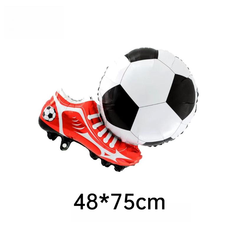 3D Football Soccer Balloons with Ball & Sneaker Shapes Ideal for Themed Parties Birthday Sports Event Decorations Supplies