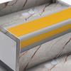 Yousheng 100CM Antiderapant Profil Nas Treaptă L-Formă Treaptă Scară Autocolant Protector Margine Scară Impermeabil Interior Exterior Profil Nas Scară