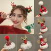 Christmas Hat Headband Christmas Glowing Headwear Party Decoration Luminous Xmas Tree Elk Hairpin Festival Party Small Gifts