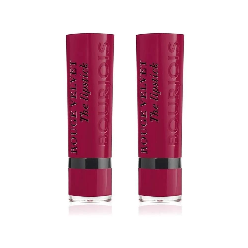 Bourjois 10 Magnifig Purple Velvet Lipstick 2-Pack Bourjois Rouge Velvet The Lipstick Bullet Lipstick 1