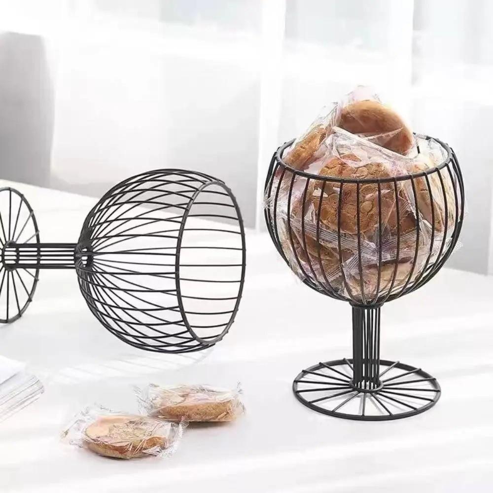 Large Capacity Coffee Pod Holder Hollow Snack Storage Tray Simple Fruit Display Stand  Dessert