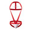 Men'S Bodysuit Bondage Body Chest Strap Panties With Christmas Hat Harness Costume Elastic Strap Jockstrap Thongs Lingerie