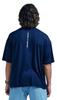 Rad Blue Men's Short Sleeve Rash Guard T-Shirt (Amphibious, UV Protection) / Surf / 250218 NAVY BLUE S
