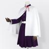 Demon Slayer Tsuyuri Kanao Cosplay Costume Demon Slayer Purple Uniform Embroidered Daily Fabric Outfit