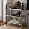 Stainless Steel Shoe Rack MultiLayer Storage Organizer for Home Dormitory 3Tier/40cm