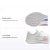 Li Ning Childrens Flying Cloud Reflective Comfortable Versatile Shock Absorption Rebound Low-Top Running Shoes Kids Running Shoes White Pink YKFU014-2