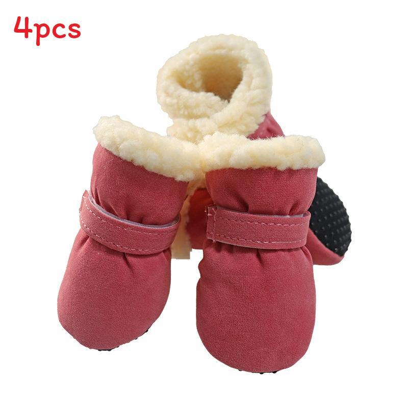 Pet Dog Shoes With Nonslip Warm Cotton Socks For All Seasons Dog Shoes