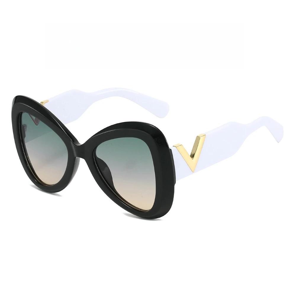 Neutral Fashion New Personalized Cat Eye Sunglasses Fashion Senior Sense UV400 Glasses Retro Cat Eye Sunglasses