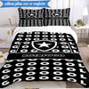 3PCS Botafogo De Futebol E Regatas Printed Soft Bedding Set,Including 1pc Duvet Cover And 2pcs Pillowcases Perfect for Bedroom, Dormitory, Fan Gift