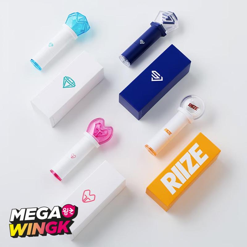 Balsam de buze Fansignal — SM-Entertainment x Amorepacific Balsam de buze în stil lightstick aespa/RIIZE/SHINee/Girls Generation/Red Velvet/Super Junior/NCT