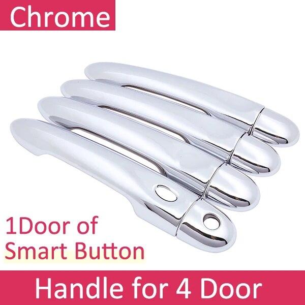 Para Renault Grand Scenic III XMOD 2010 2011 2012 2013 2014 2015 2016 cubierta cromada de manija de puerta pegatinas exteriores para coche Accesorios