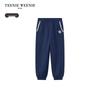 Teenie Weenie Girls' Sweet Lace-Trimmed Fleece-Lined Sweatpants