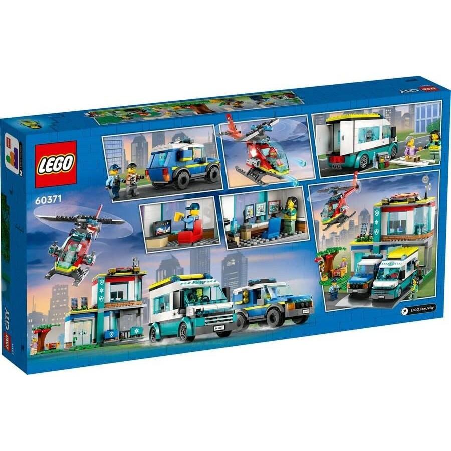 レゴ(Lego) シティ 緊急出動本部 60371 おもちゃ ブロック プレゼント 警察 けいさつ 街づくり 男の子 女の子 6歳以上