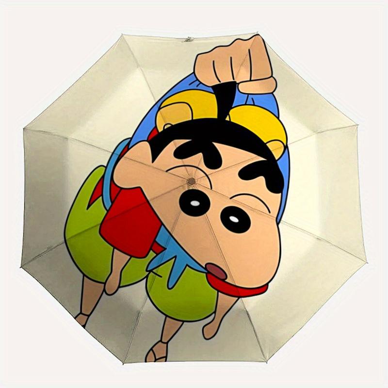 

1pc Crayon Shin-chan Auto Cute Umbrella Durable Iron Frame & Plastic Handle, Gift for Men & Women, Sturdy Construction,Playful Design y250826198