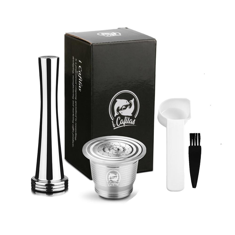 Wiederverwendbare Kapsel aus Edelstahl, permanenter Kaffeekapselhalter, kompatibel für Nespresso Original Line