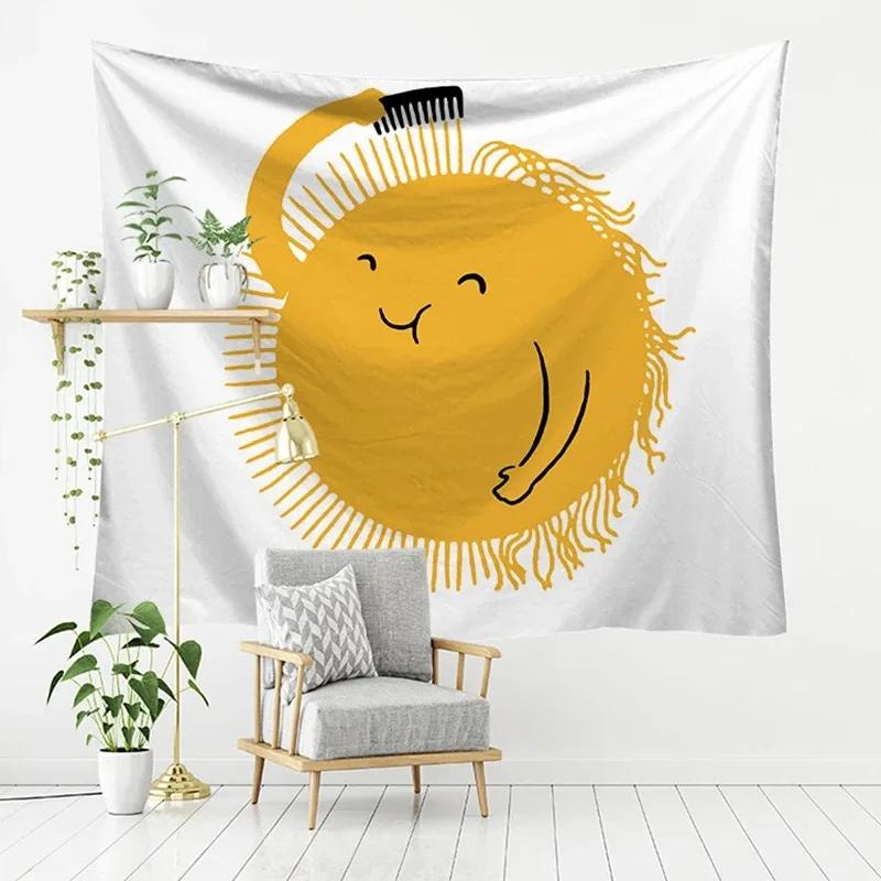 Niedlicher kreativer Wandteppich mit Tier-Hintergrund, für Schlafzimmer, Wohnzimmer, Wandteppich, Wanddekoration für Zuhause