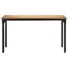 Dining Table 140x70x76 Cm Rough Mango Wood