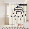 Handun Waterproof Punch-Free Shower Curtain