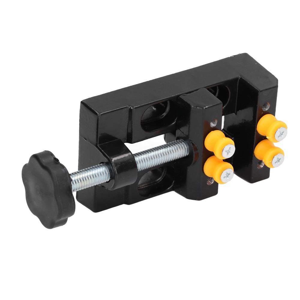 0-1.2 Inch Clamping Range Mini Bench Vise Flat Table Design Small Table Clamp DIY Jewelry Making