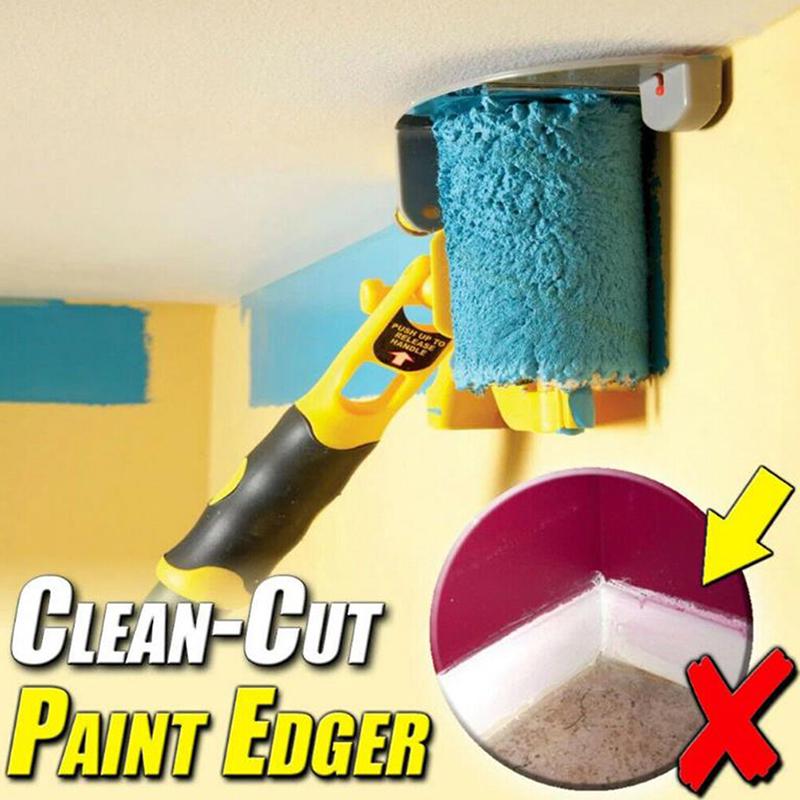 Clean-Cut Paint Edger Roller Brush Safe Tool For Home Room Wall Ceiling