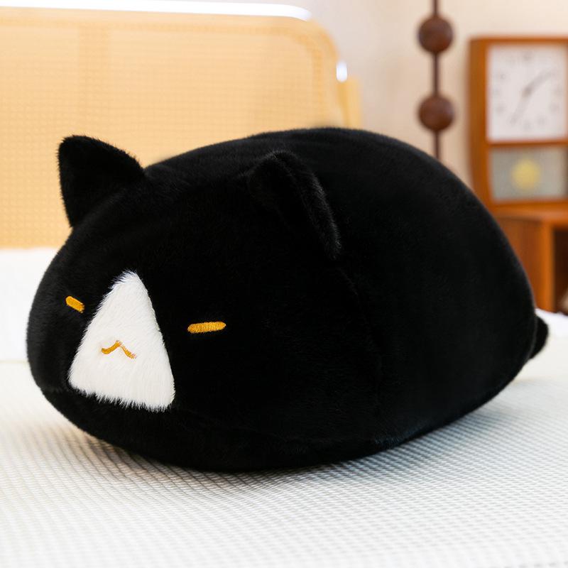 Adorable Cat Plush Pillow for Sleeping, Napping, and Lumbar Support 30 cm