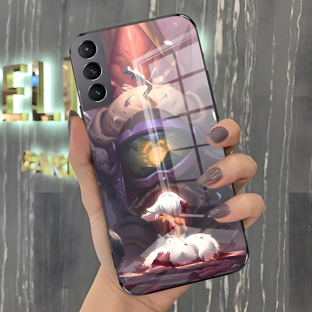 M-Made In Abyss Phone Case For Samsung A25 A13 A33 5G A54 A36 A35 A56 A52 A14 Shockproof Glass Cover