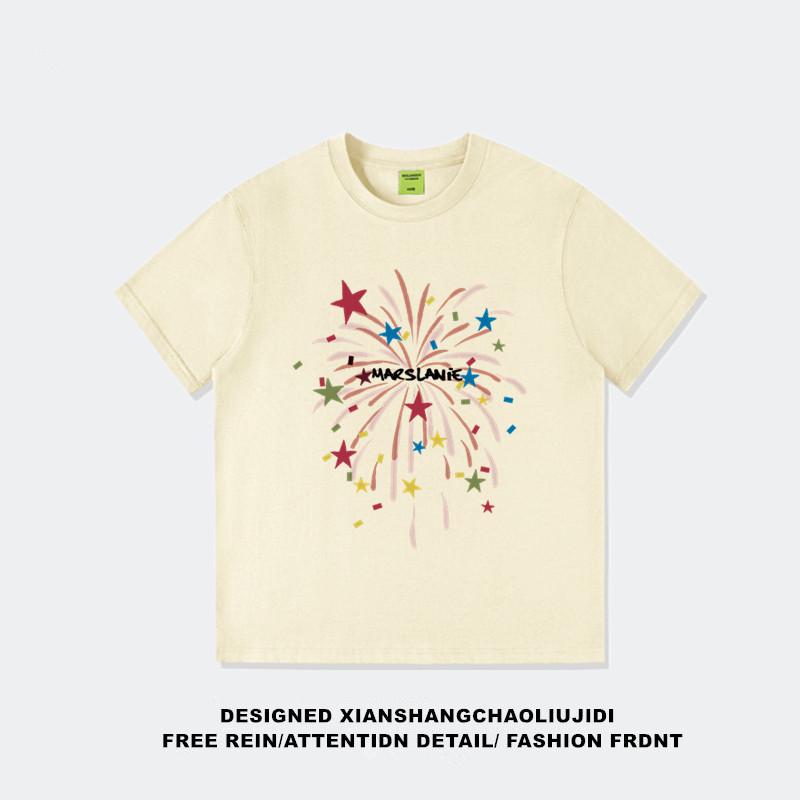 2025 Plus Size Women's American Style Loose Short Sleeve T-Shirt: New Summer Design