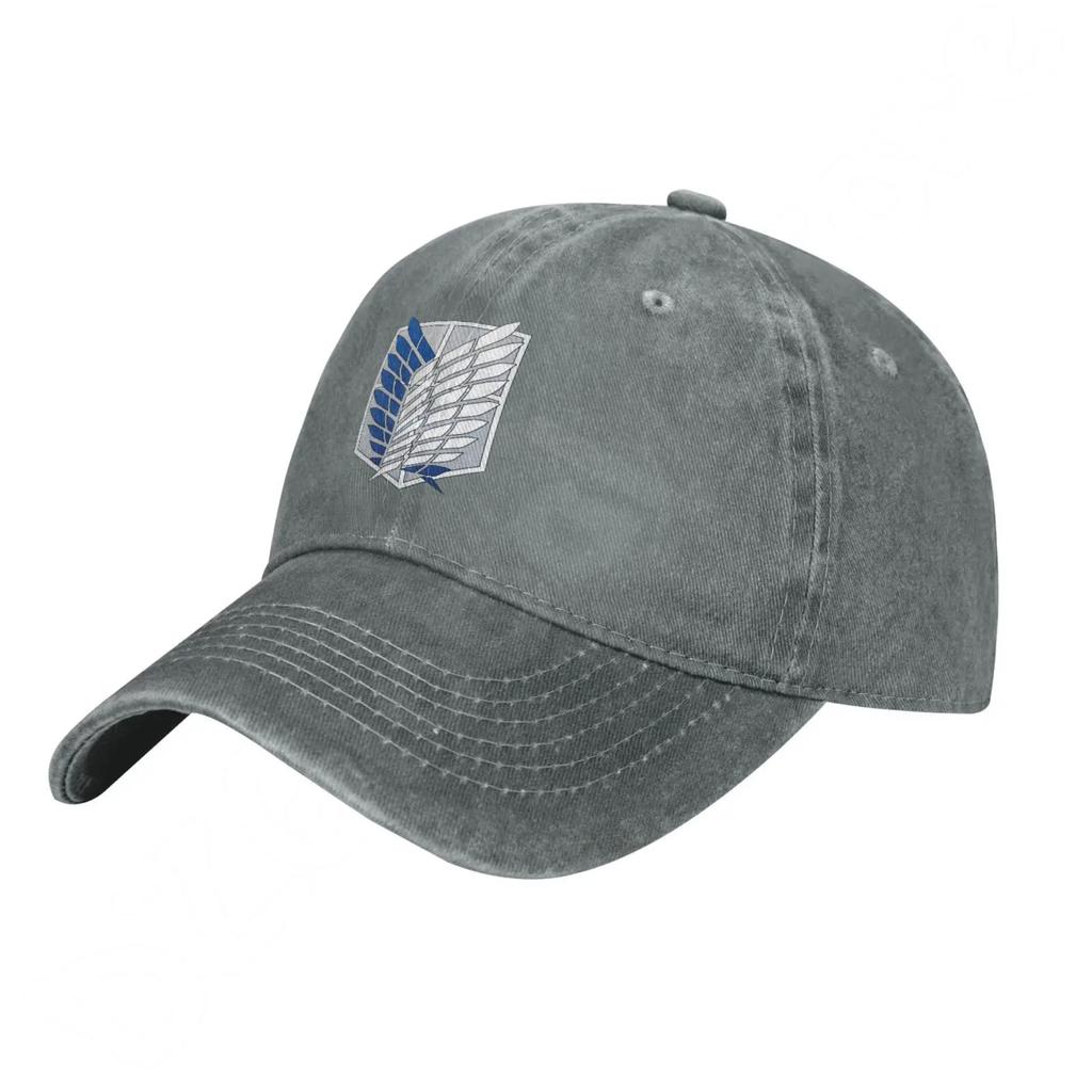 Attack On Titan Logo Baseball Caps Wings of Freedom Mikasa Mens Cotton Hats Japanese Anime Cap for Women Hat