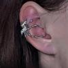 Gothic Spider Ear Clip Dark Style Women's Spider No Ear Hole Ear Bone Clip Trendy Coldness Style Sweet Cool Versatile Earrings