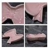 Bow Soap Dish Bathroom Ceramic Soap Holder with Self Draining No Water Accumulation Soap Tray for Home Dormitory Washbasin Bathroom Shelf