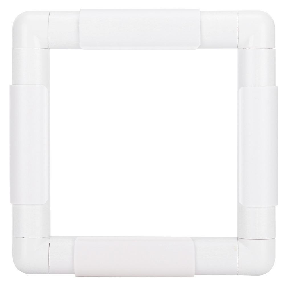 Plastic Cross Stitch Frame Square Shape Sewing Supplies Portable Embroidery Frame For Needlepoint