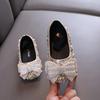 Autumn new style ladylike baby girl children's princess rhinestone single shoes leather shoes dance performance shoes