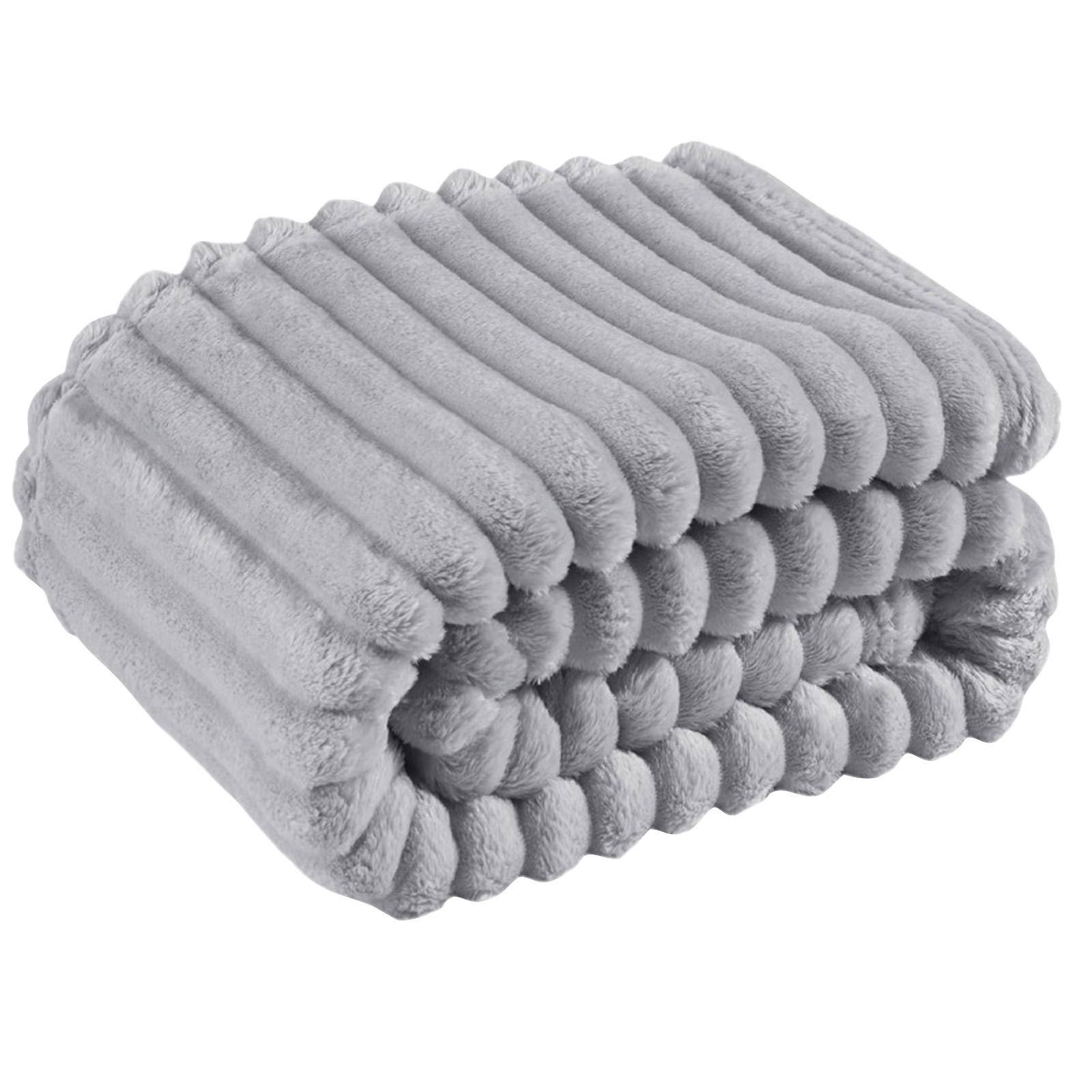 

Soft Blanket, Super Comfortable Baby Blanket, Newborn Gift, Leg-covering Blanket Reversible Stripes, 30x40 Inches One Size