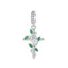 925 Silver Charms Cross Bible Heart Zircon Earrings Beads Pendant Bracelets Necklaces Womens DIY Jewelry Gift