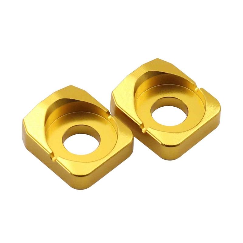 Motorrad Kettenspanner Hinterachsenblöcke Radachsen Naben Distanzstück Für Dirtbike Hinterrad Einstellmechanismus